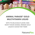 NaturesPlus Animal Parade Source of Life Gold Children's Liquid Multivitamin - 30 OZ
