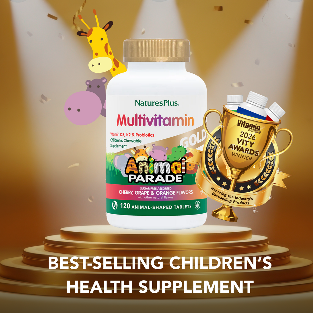 NaturesPlus Animal Parade Gold Children's Multivitamin - 120 tablets