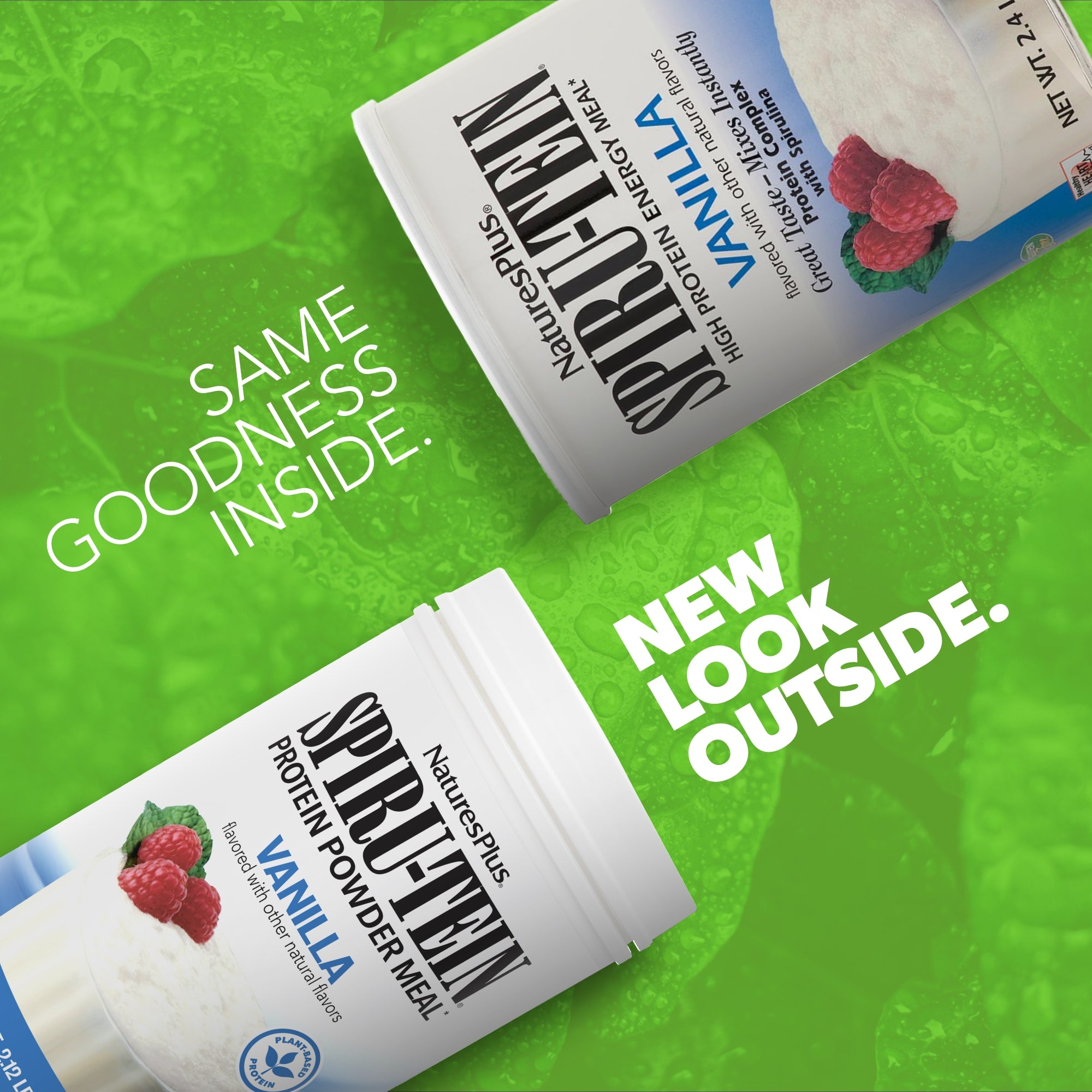 NaturesPlus SPIRU-TEIN, Vanilla - 2.12 lbs