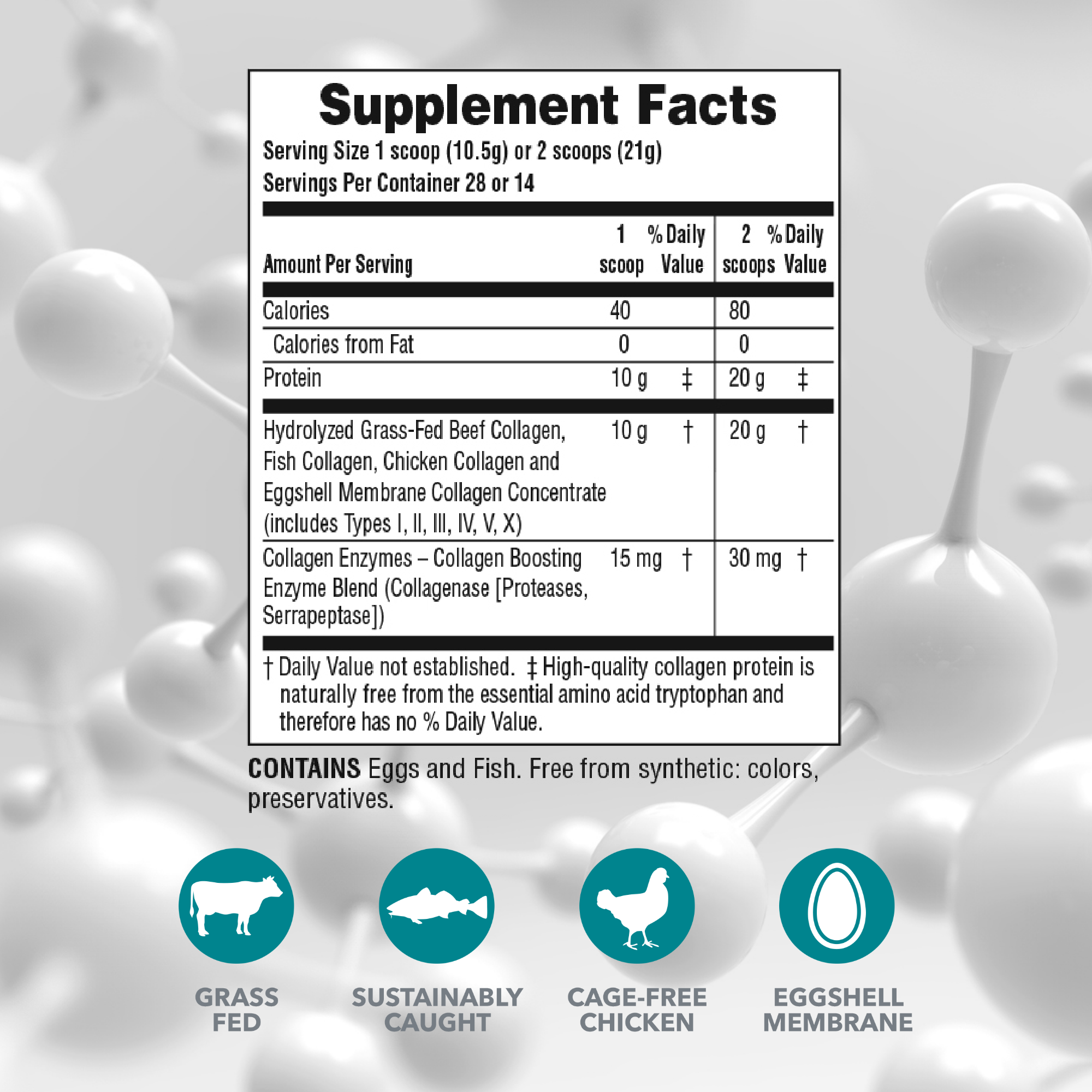 NaturesPlus Collagen Peptides - 0.65 lbs