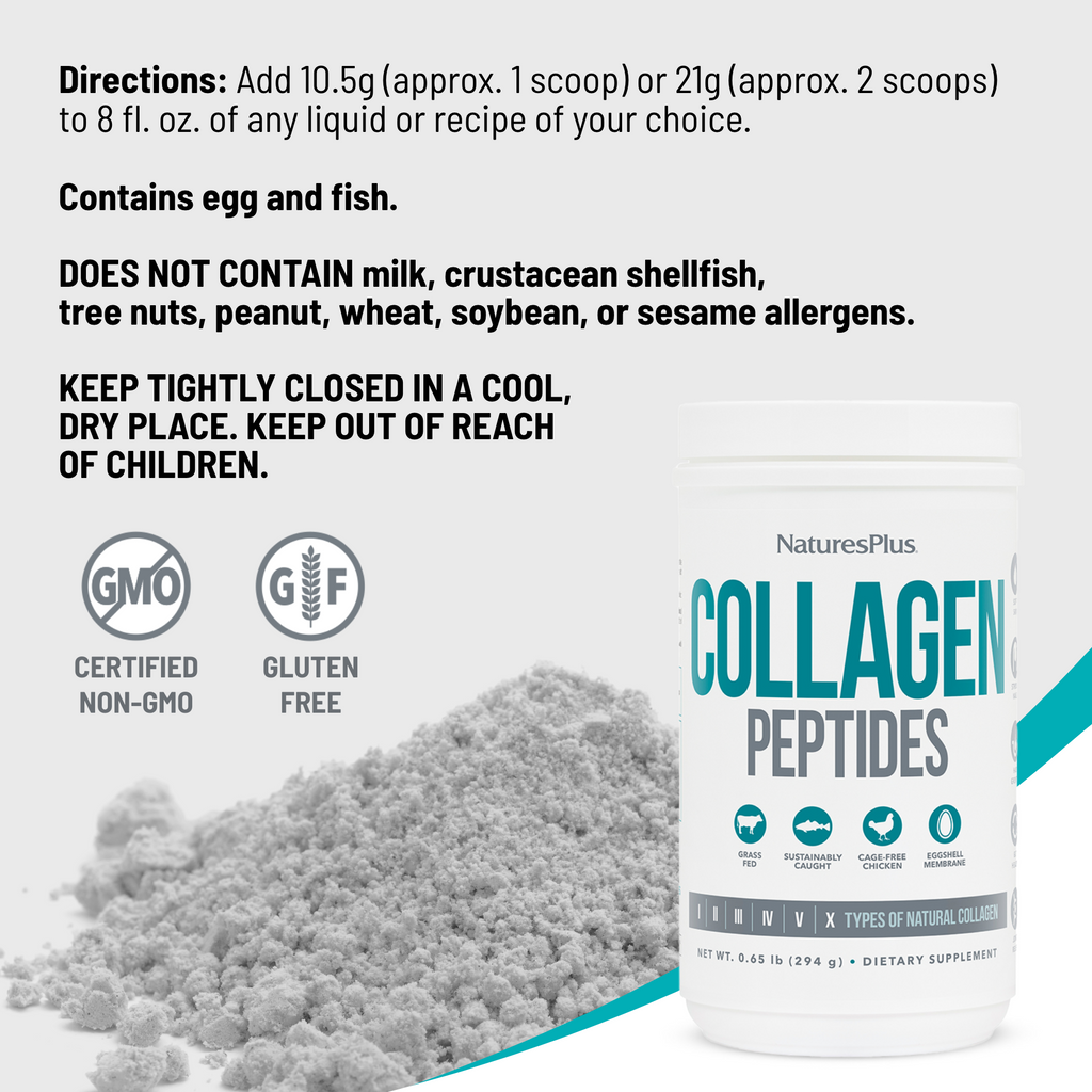 NaturesPlus Collagen Peptides - 0.65 lbs
